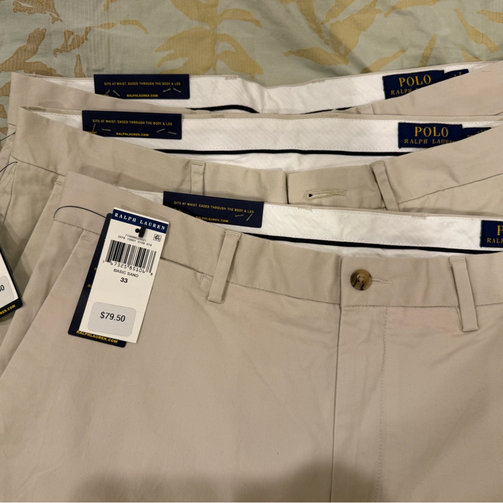 Polo by Ralph Lauren Tan Chinos Versatile Style
